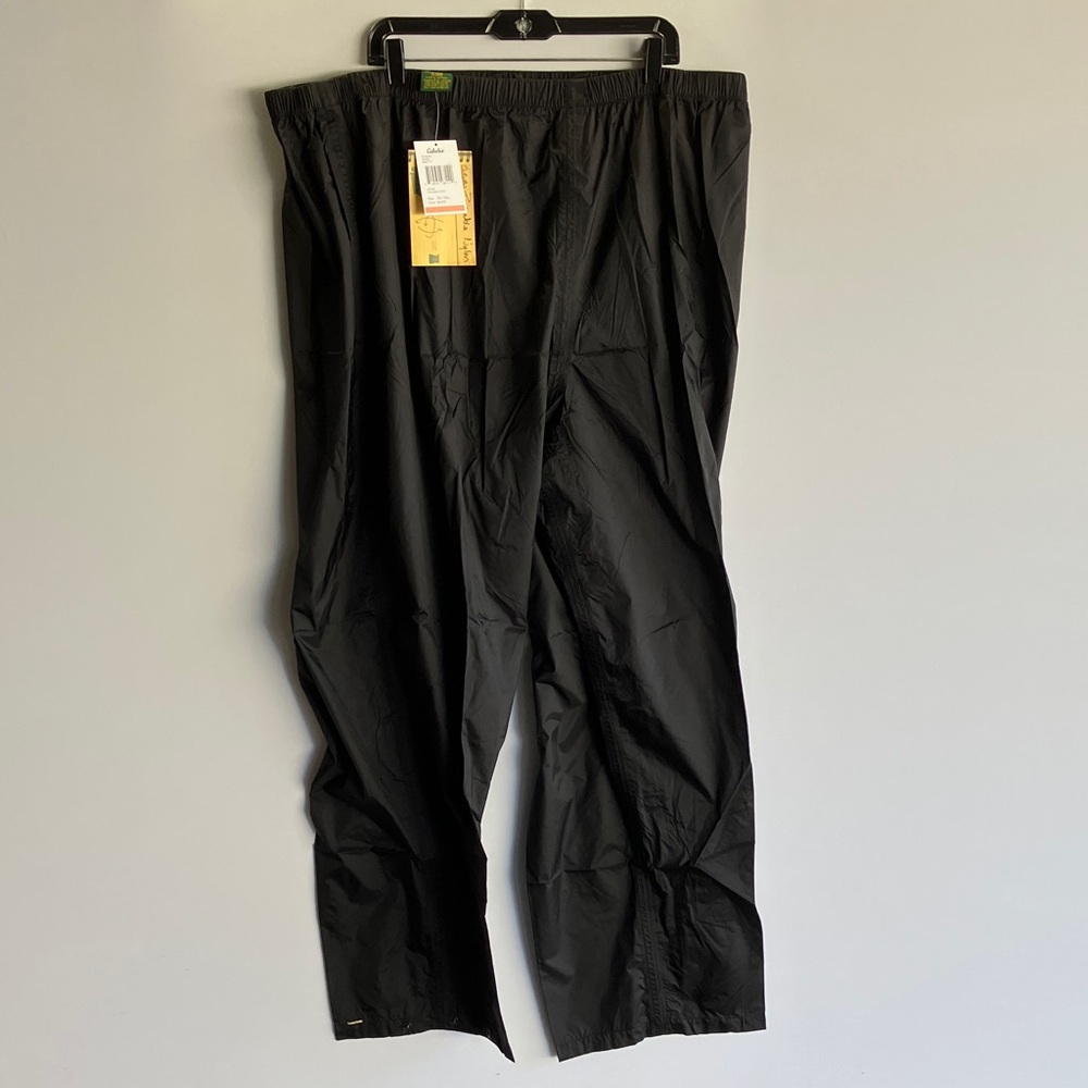 Cabela's Black Men's Joggers Raingear Waterproofs